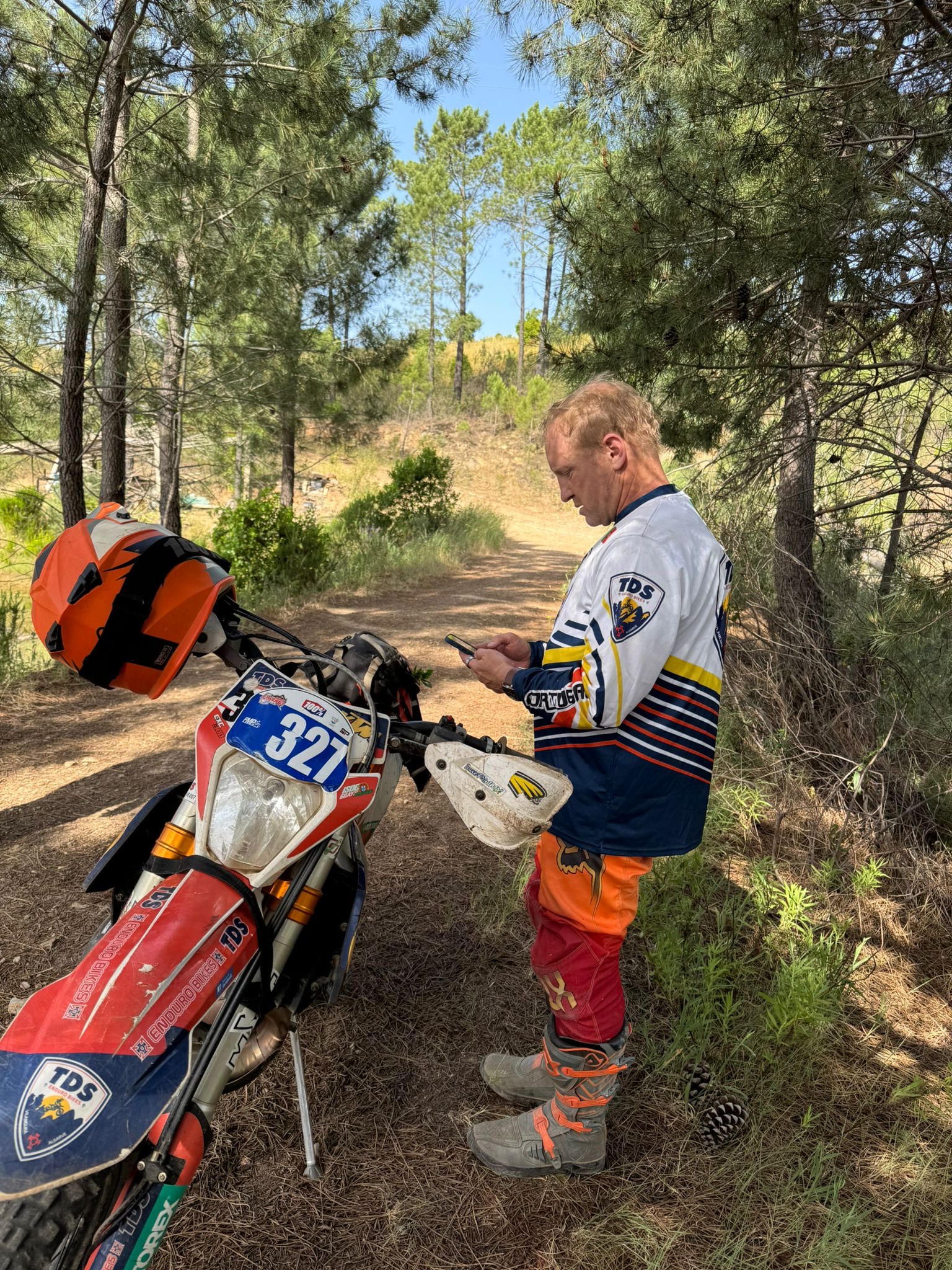 American Father and Son Riding Enduro with TDS Enduro Portugal