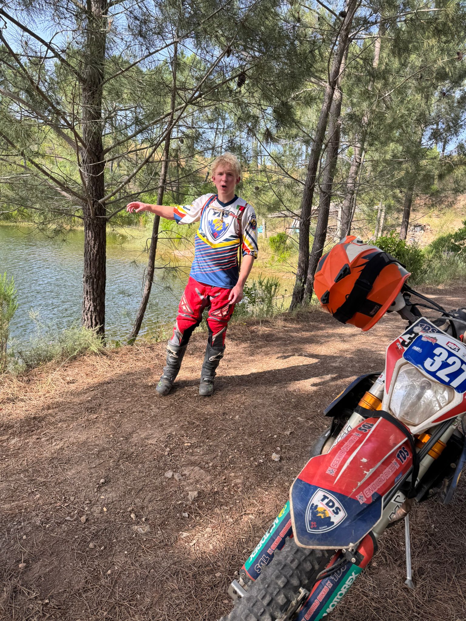 American Father and Son Riding Enduro with TDS Enduro Portugal